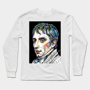 WILLIAM WORDSWORTH watercolor and ink portrait Long Sleeve T-Shirt